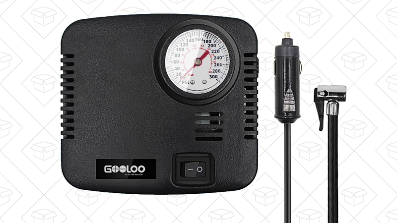 GOOLOO 300PSI Tire Inflator, $16 with code UG4JAQAG